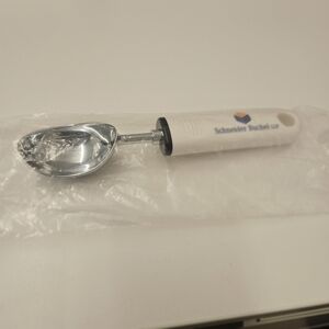 White and Silver Ice Cream Scoop Serving Scoop Body Butter Crafting Scoop